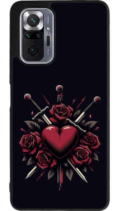 Xiaomi Redmi Note 10 Pro Max Case Hülle - Silikon schwarz Valentine 2024 gothic love
