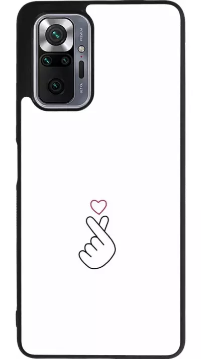 Coque Xiaomi Redmi Note 10 Pro Max - Silicone rigide noir Valentine 2024 heat by Millennials