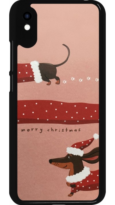 Xiaomi Redmi 9A Case Hülle - Christmas 25 Teckel Merry Xmas