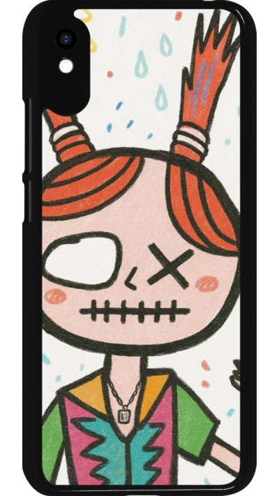 Coque Xiaomi Redmi 9A - Little Girl Sketch