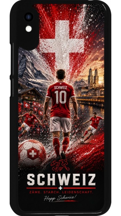 Coque Xiaomi Redmi 9A - Football Schweiz splash 2026