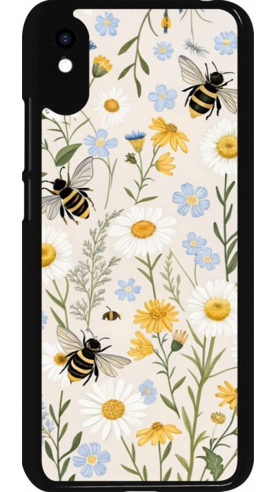 Coque Xiaomi Redmi 9A - Pattern bees Spring 2026