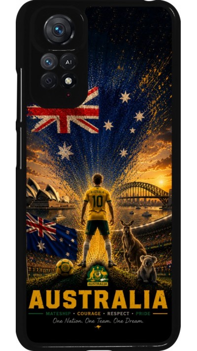 Coque Xiaomi Redmi Note 11 / 11S - Football Australie splash 2026