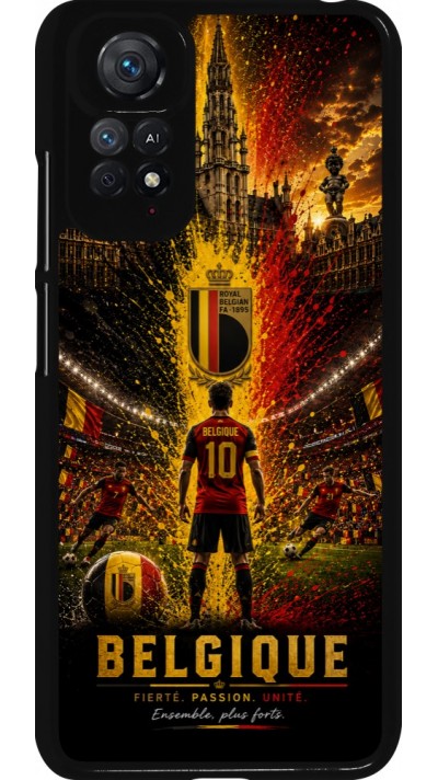 Coque Xiaomi Redmi Note 11 / 11S - Football Belgique splash 2026