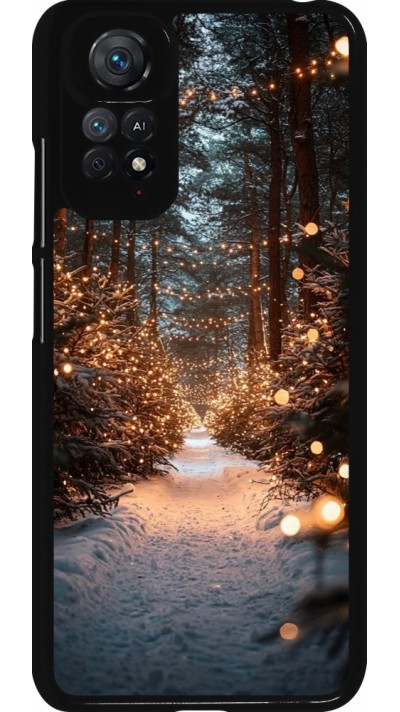 Xiaomi Redmi Note 11 / 11S Case Hülle - Winter 25 Winter snowy road