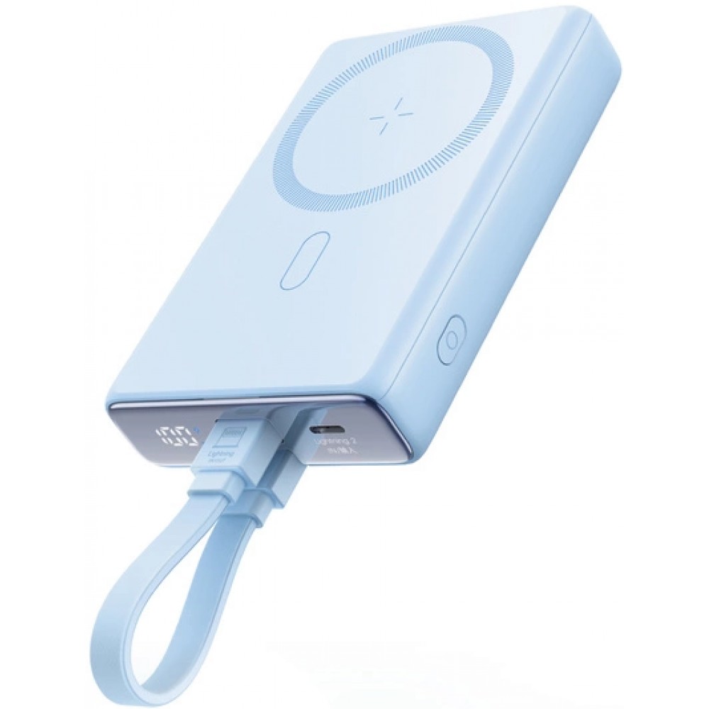 20W Powerbank Joyroom JR-PBM01 MagSafe 10000mAh externer Akku mit Standfuß - Blau