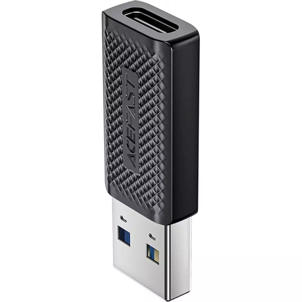 Acefast J2 - Adaptateur USB-C 3.0 (femelle) vers USB-A 3.0 (mâle) 5Gb/s - Noir