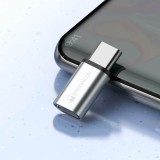 Adapter Lightning (eingang) zu USB-C für iPhone 15 - PhoneLook - Silber