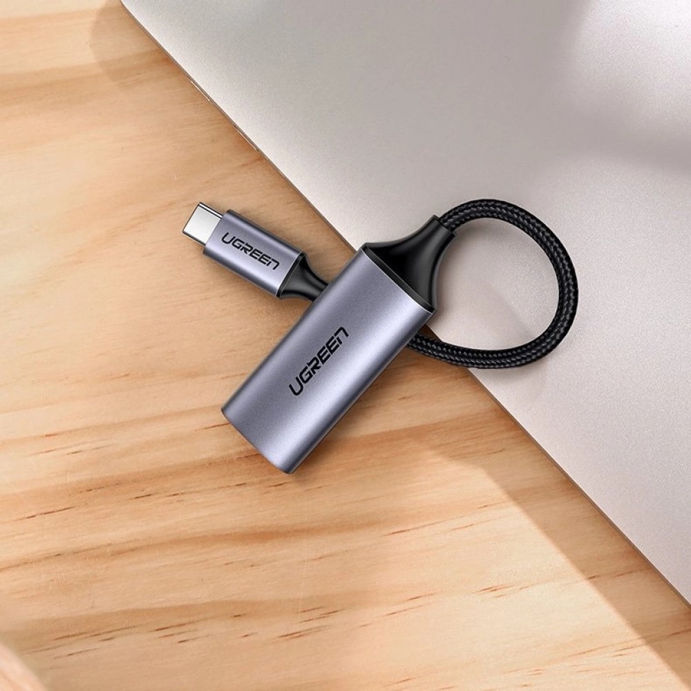 Adaptateur USB Type C vers HDMI 2.0 4K 60 Hz Thunderbolt 3 pour MacBook PC - Gris
