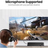 Adaptateur audio Ugreen CM383 pour &eacute;couteurs et haut-parleurs - Gris