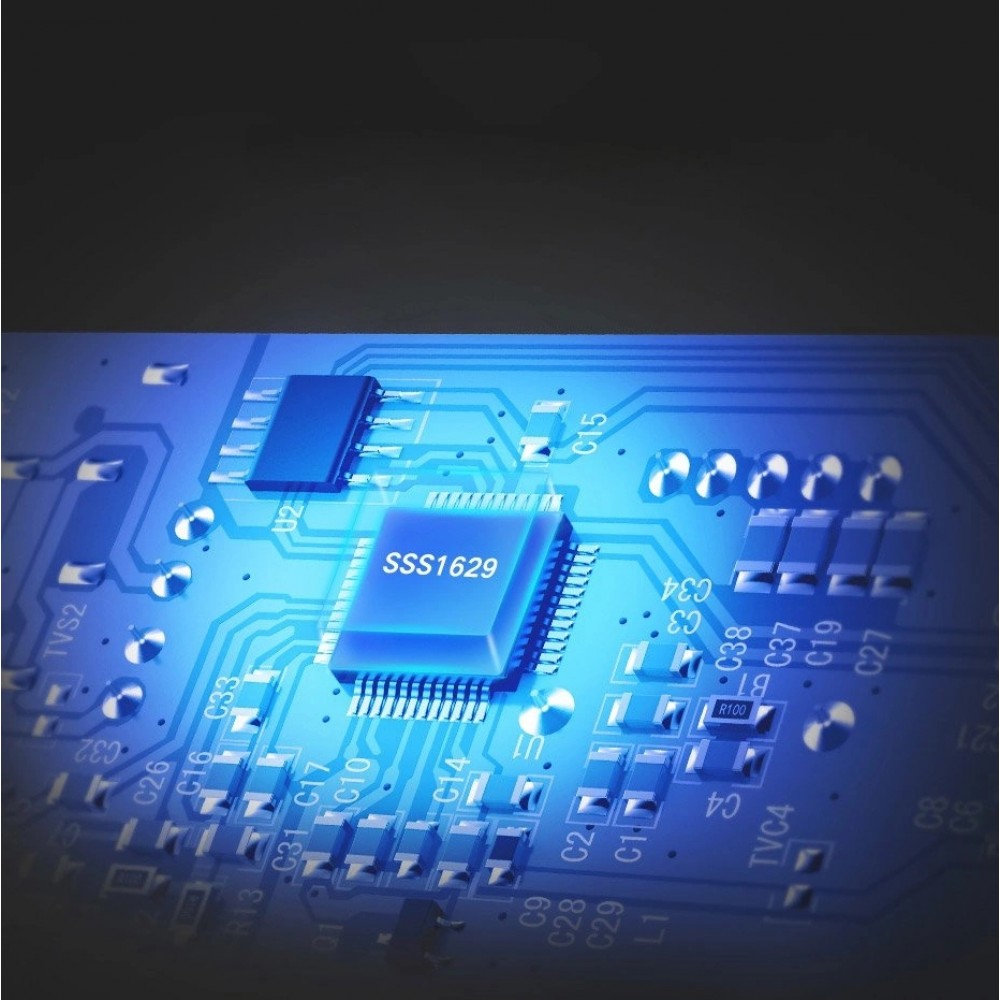 Adaptateur audio externe Ugreen carte son USB jack 3.5 mm avec contr&ocirc;le du volume 15 cm - Noir