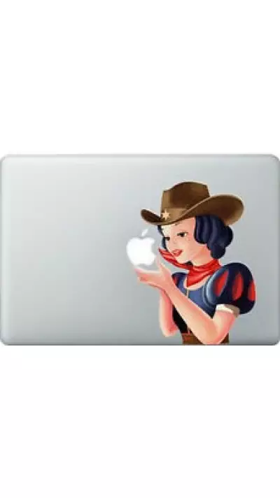 Autocollant MacBook - Cowboy Snow White