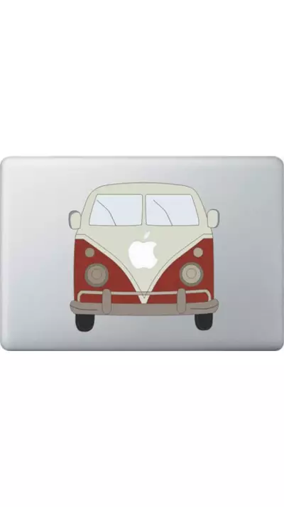 Autocollant MacBook - Hippie Bus