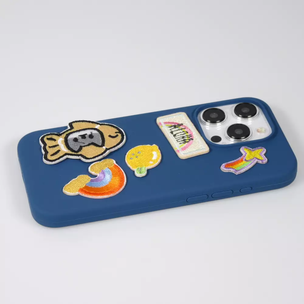 Autocollant sticker pour téléphone/tablette/ordinateur brodé en 3D - Double Palmtrees