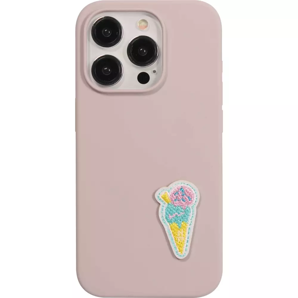 Autocollant sticker pour téléphone/tablette/ordinateur brodé en 3D - Ice Cream