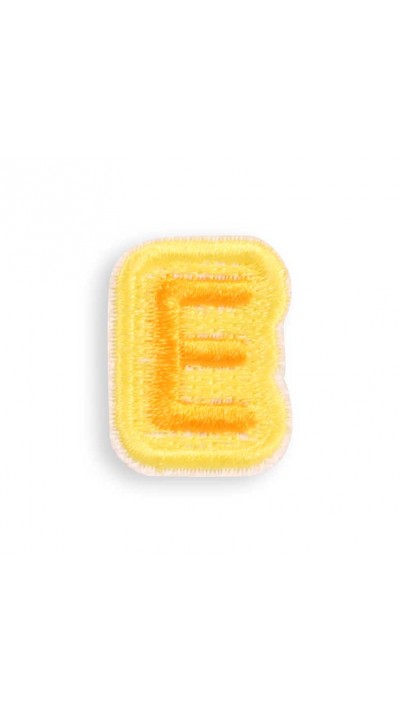 Sticker Aufkleber f&uuml;r Handy/Tablet/Computer 3D gestickt - Mini Lettre E