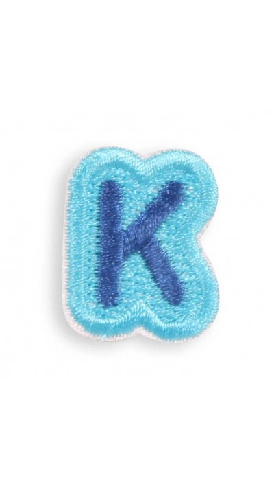 Sticker Aufkleber f&uuml;r Handy/Tablet/Computer 3D gestickt - Mini Lettre K