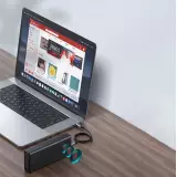 Batterie Externe Baseus Amblight 65W 30000mAh Charge Rapide Power Bank - Noir