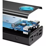 Batterie Externe Baseus Amblight 65W 30000mAh Charge Rapide Power Bank - Noir