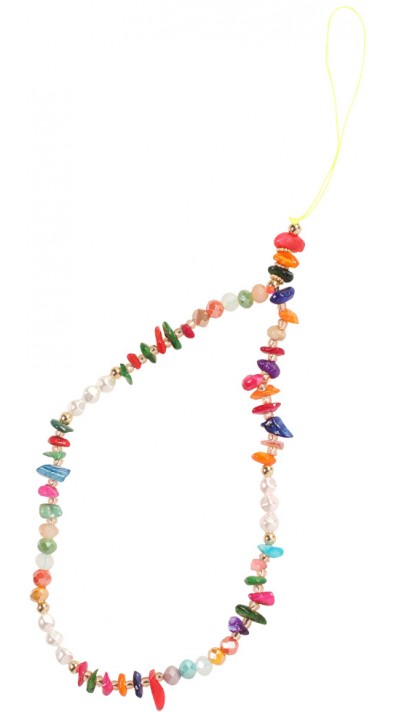 Bijou de téléphone universel / Pendentif bracelet à charms - N°64 - Fashion multicolors