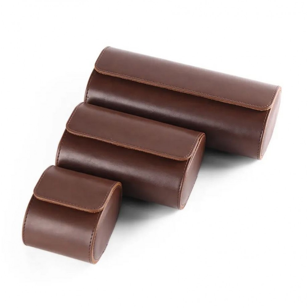 Boîte à montre de luxe et de haute qualité en similicuir et coussin de montre doux - 1 montre - Noir