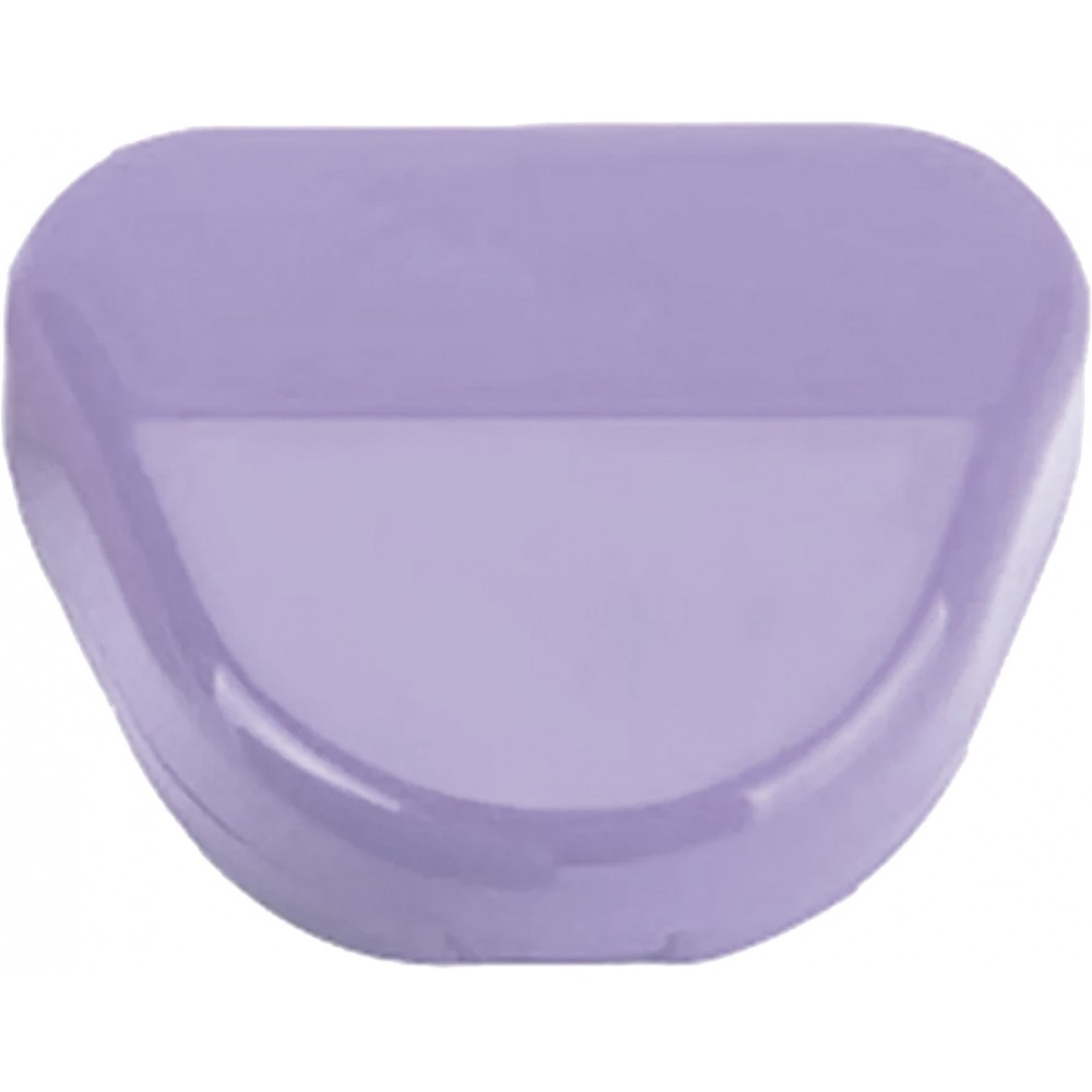 Schachtel für Zahnspange oder Zahnprothese - Hellviolett