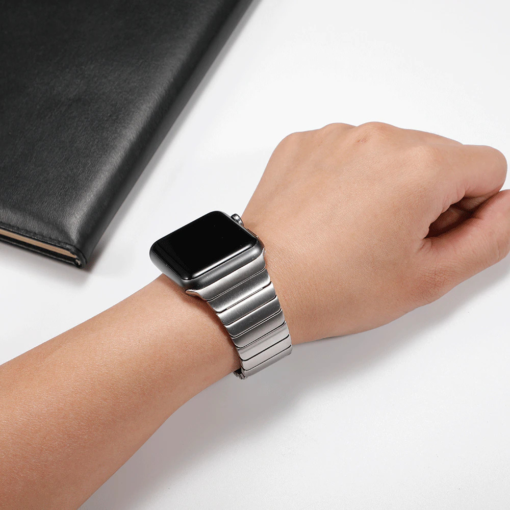 Bracelet Premium intégral en acier - Apple Watch 38/40/41/42 mm