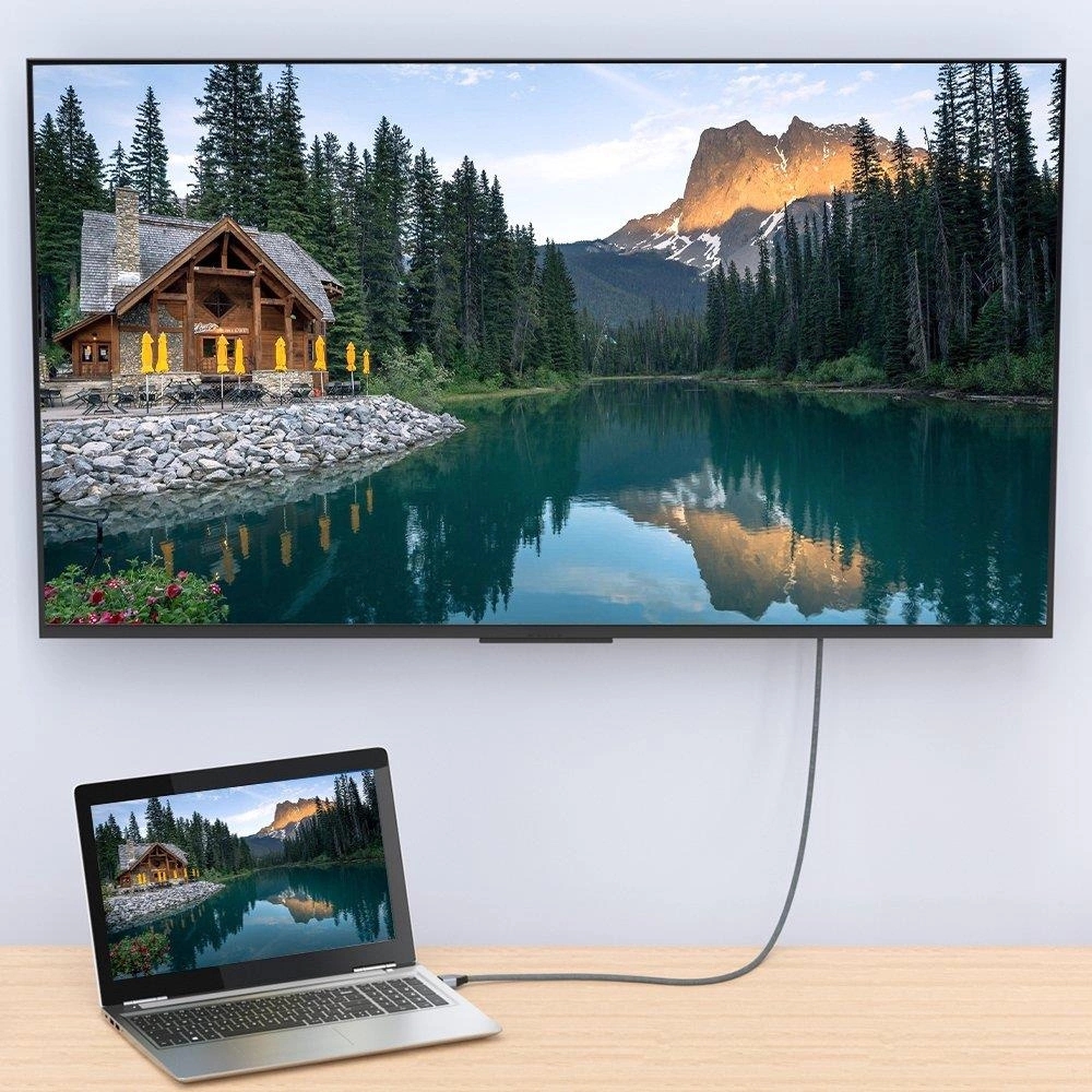Wozinsky HDMI 2.1 Kabel 8K 60 Hz 48 Gbps / 4K 120 Hz / 2K 144 Hz (1 m) - Silber