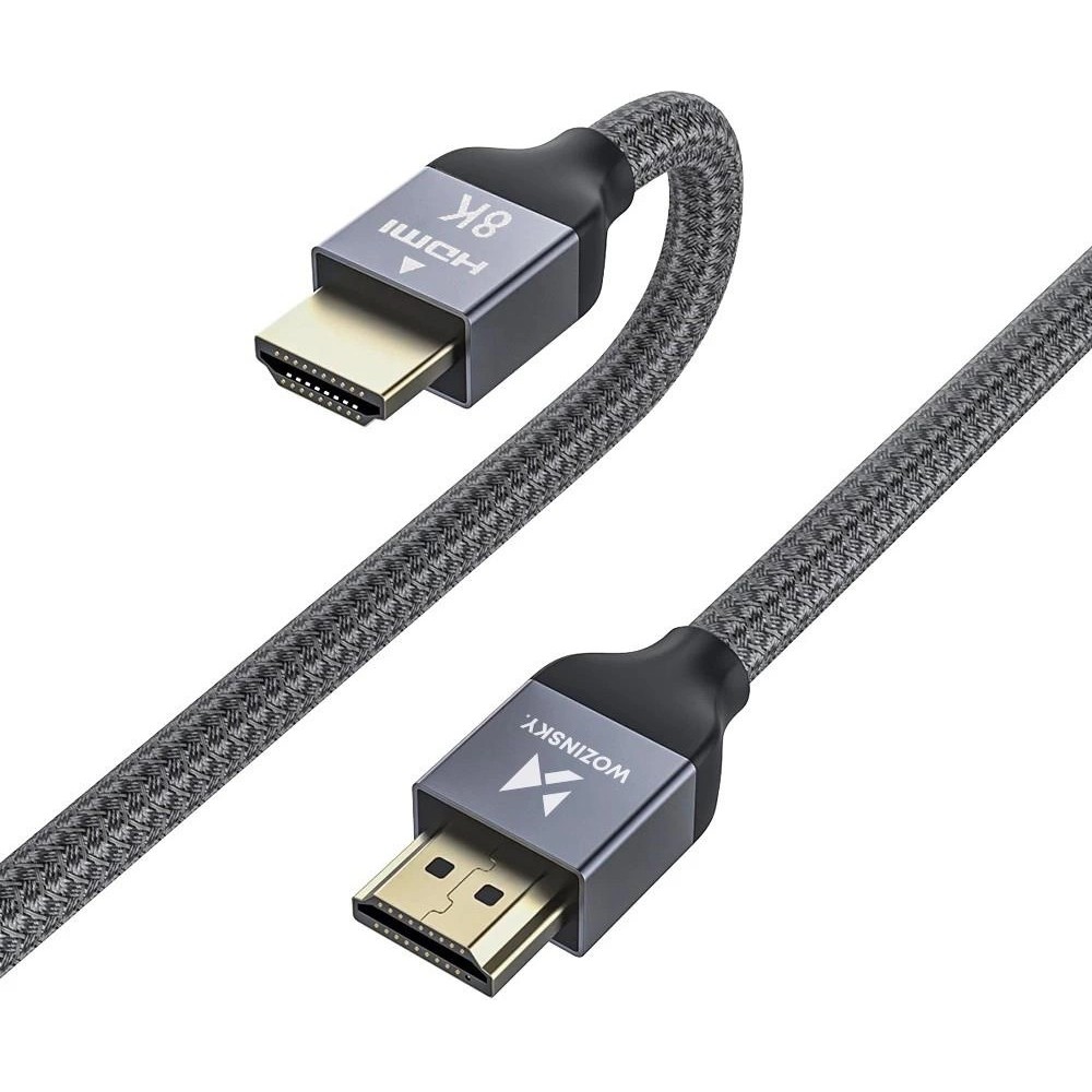 HDMI 2.1 Kabel 8K 60 Hz 48 Gbps / 4K 120 Hz / 2K 144 Hz (3 m) Wozinsky - Silber