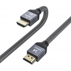 HDMI 2.1 Kabel 8K 60 Hz 48 Gbps / 4K 120 Hz / 2K 144 Hz (3 m) Wozinsky - Silber