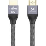 HDMI 2.1 Kabel 8K 60 Hz 48 Gbps / 4K 120 Hz / 2K 144 Hz (3 m) Wozinsky - Silber