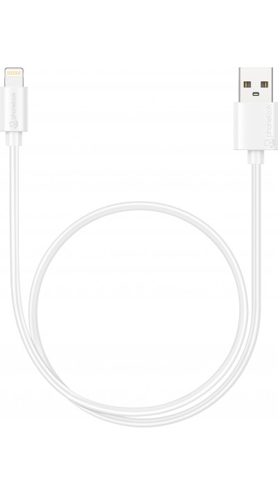 Câble Lightning iPhone USB (50 cm) - PhoneLook - Blanc