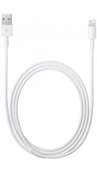 Ladekabel Lightning zu USB-A Original Apple iPhone (2 m) - Weiss