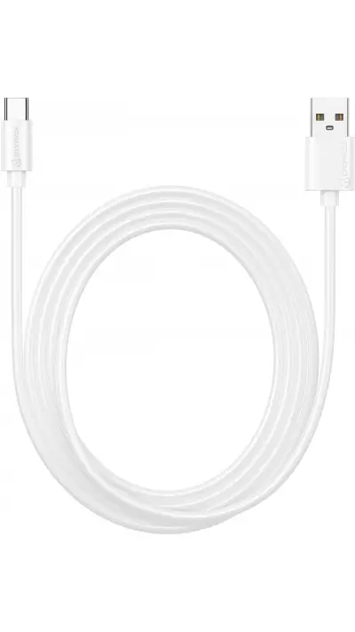 Câble de charge USB-A vers USB-C (2 m) - PhoneLook - Blanc