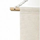 Calendrier Avent Merry Christmas avec poches 1 à 24 en tissu à suspendre