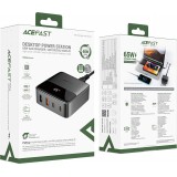 Acefast Z6 65W GaN Netzladegerät (2x USB-A / 2x USB-C) PD - Schwarz