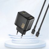 Dudao A28 45W GaN USB-C Schnellladeger&auml;t Wandladeger&auml;t kompakt - Schwarz