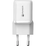 Starkes Ladegerät Nano 30W USB-A und USB-C mit Power Delivery PhoneLook - Weiss