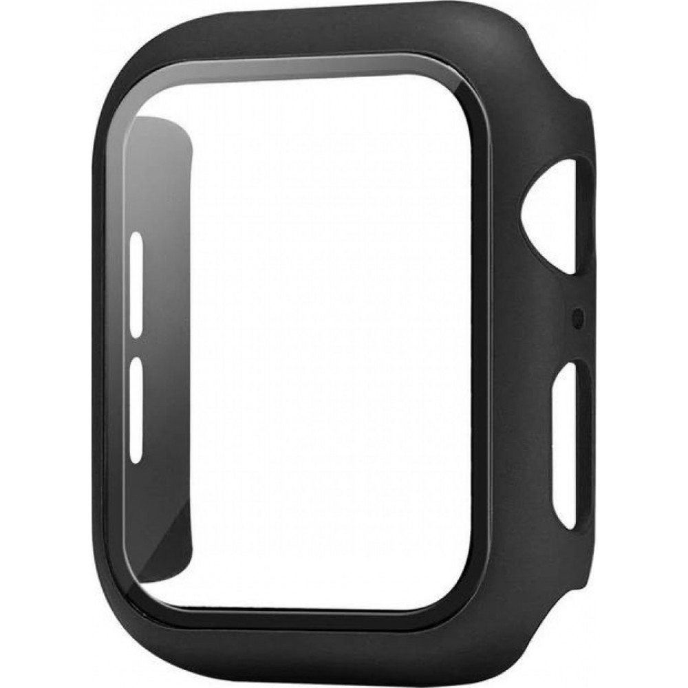Coque Apple Watch 44mm - Full Protect avec vitre de protection - Noir