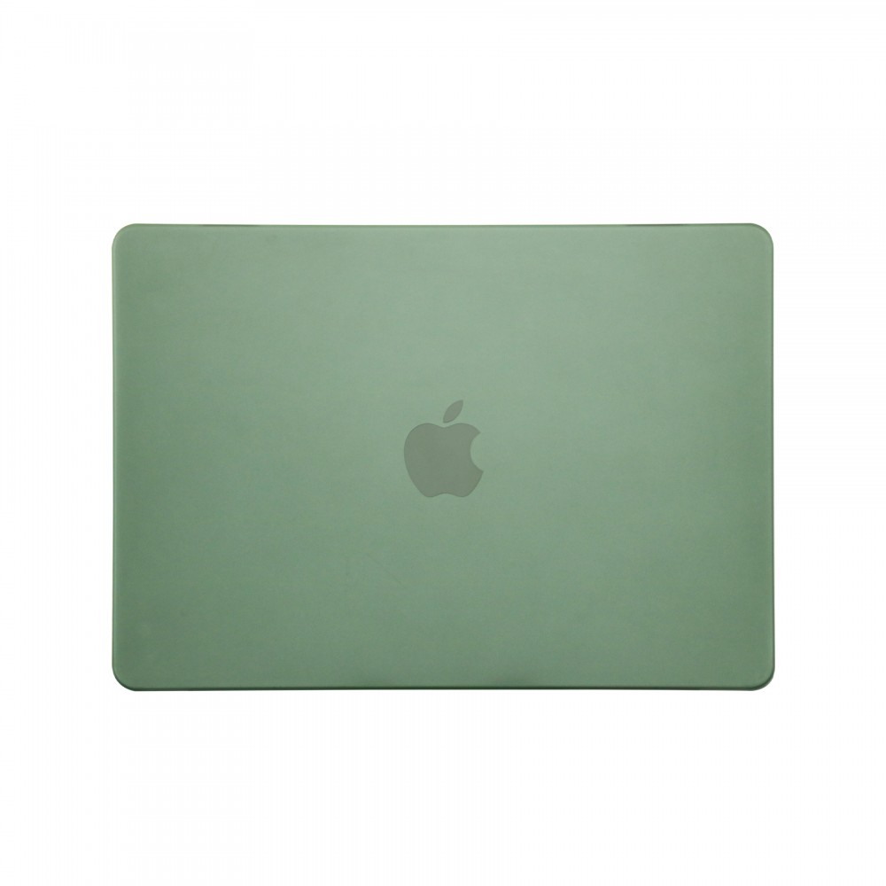 Coque MacBook Pro 14" (2021, 2023) - Hardshell Housse de protection ultra-fin deux pièces semi-transparent - Vert foncé