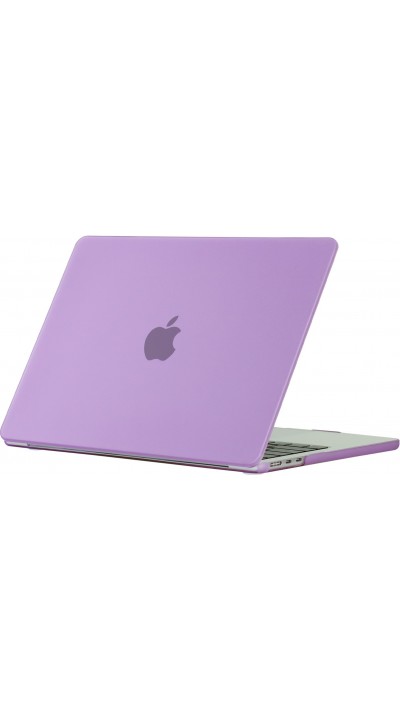 Coque MacBook Pro 14" (2021, 2023) - Hardshell Housse de protection ultra-fin deux pièces semi-transparent - Violet