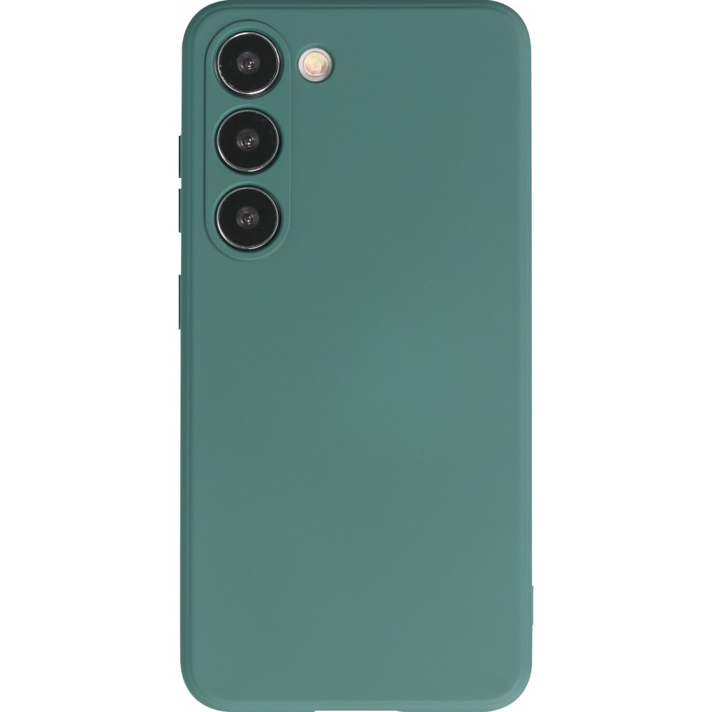 Coque Samsung Galaxy S24+ - Gel soft touch - Vert foncé
