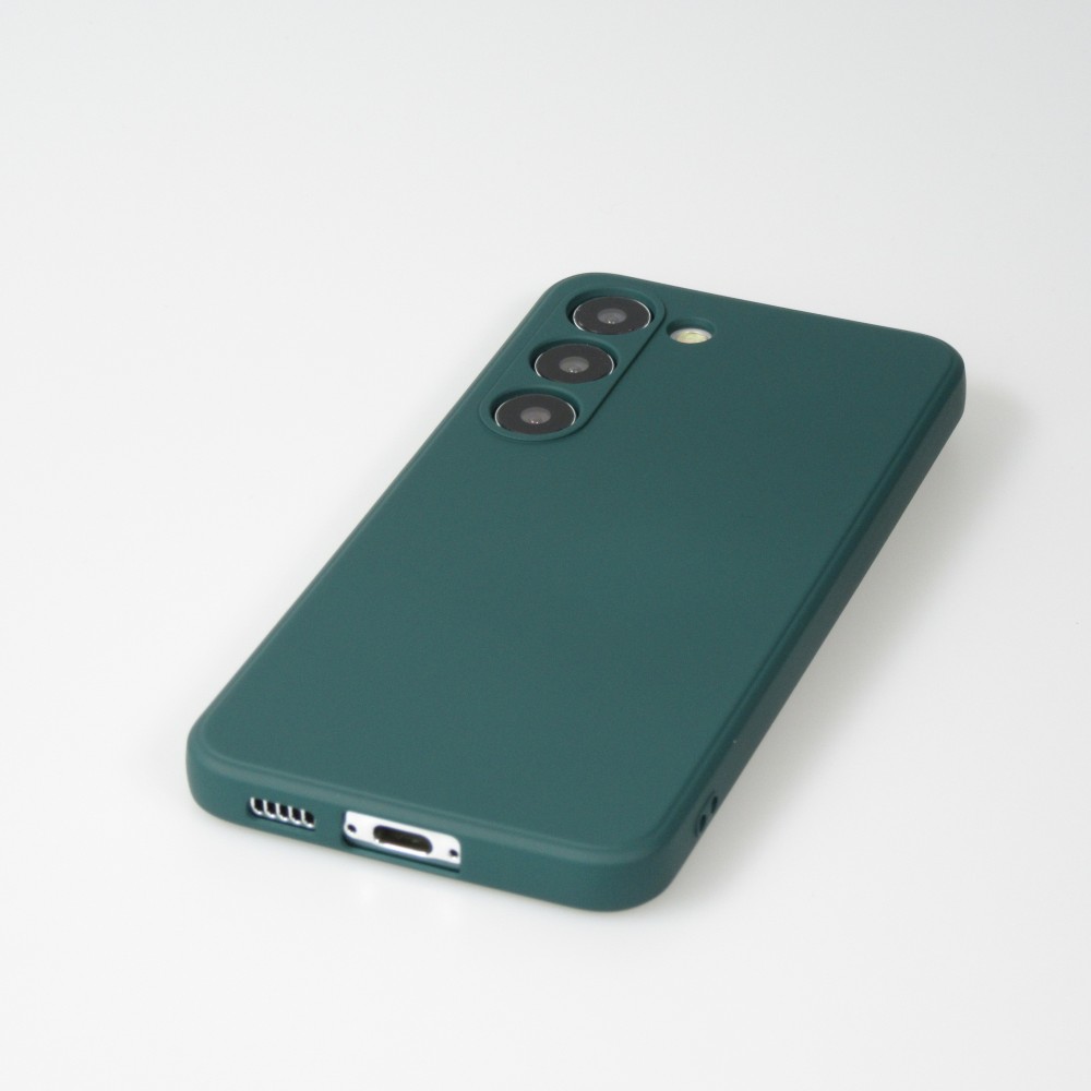 Coque Samsung Galaxy S24+ - Gel soft touch - Vert foncé