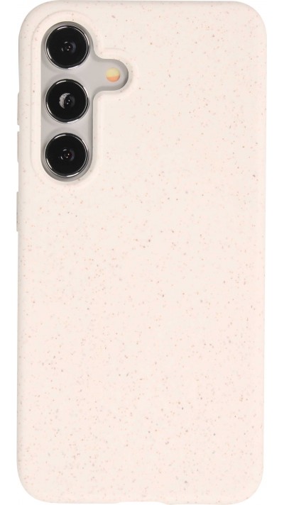Coque Samsung Galaxy S25+ - Bio Eco-Friendly biodégradable écologique nature - Blanc