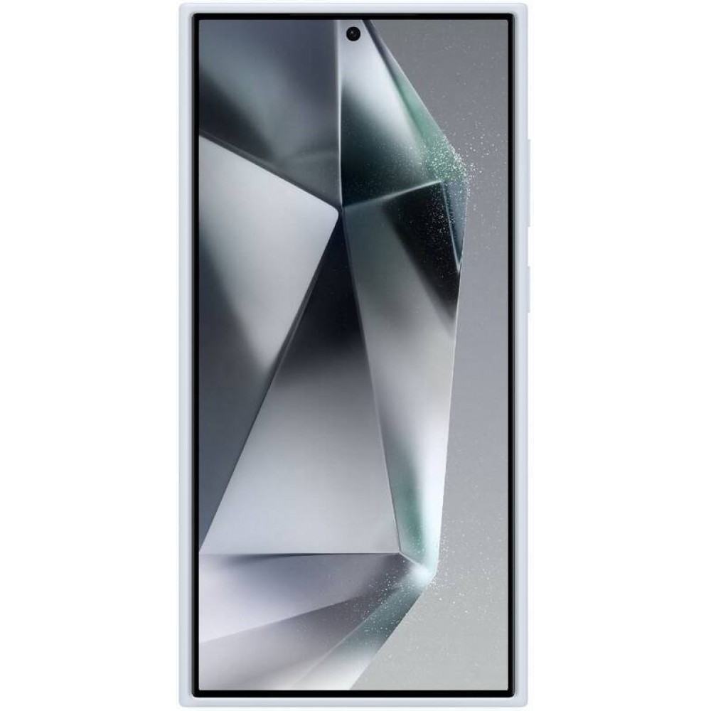 Coque Samsung Galaxy S24 Ultra - Samsung Standing Grip Cover avec support intégré et design ergonomique - Bleu clair