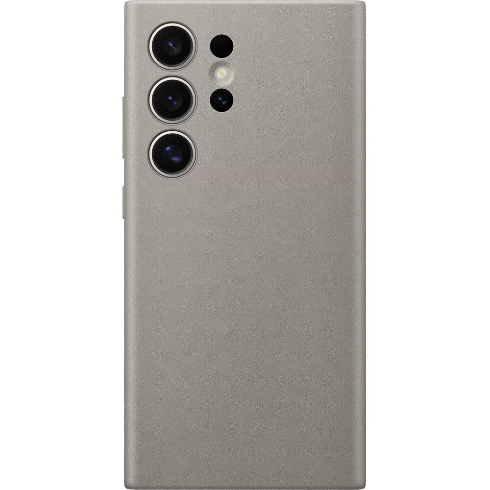 Samsung Galaxy S24 Ultra Case Hülle - Offizielle Samsung aus veganem Leder - Taupe