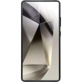 Coque Samsung Galaxy S25 Ultra - Qialino cuir véritable (compatible MagSafe) - Noir