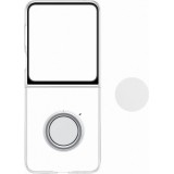 Samsung Galaxy Z Flip5 Case H&uuml;lle - Transparente Schutzh&uuml;lle mit St&auml;nder + 25W USB-C Ladeger&auml;t (Samsung Starter Pack)