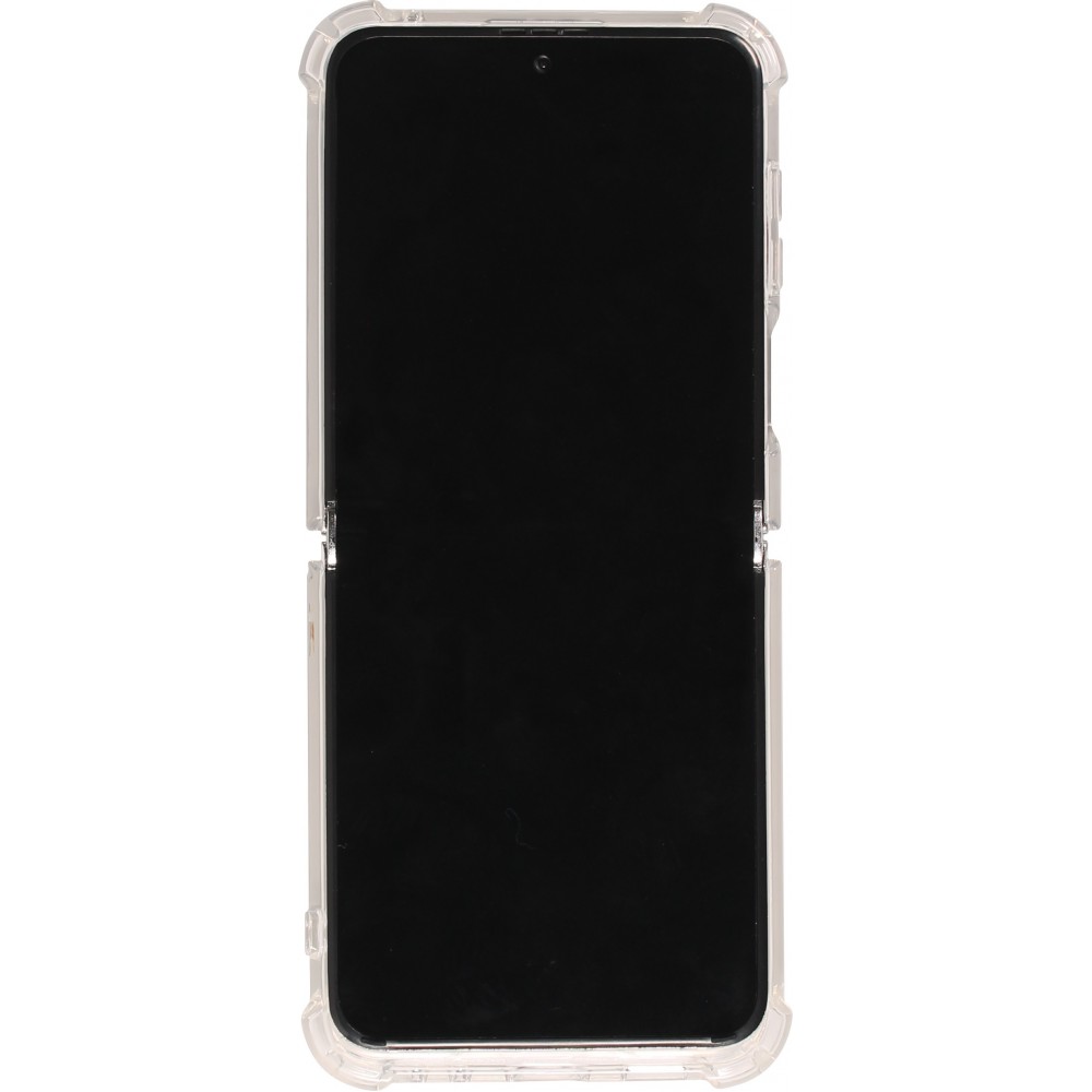 Galaxy Z Flip5 Case Hülle - Gummi transparent Bumper MagSafe kompatibel - Transparent