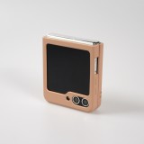 Coque Samsung Galaxy Z Flip5 - Soft Touch avec anneau - Rose